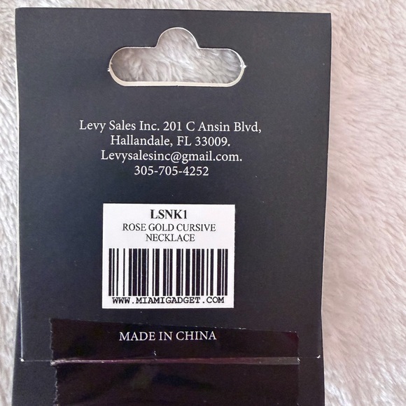 Rose Gold 'Katie' Necklace - Picture 2 of 2